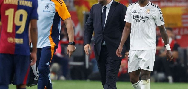 ريال مدريد يعلن إصابة فينيسيوس